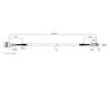 Asus D640MB POWER SW CABLE L500 O/W para Asus S340MF