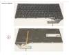 Fujitsu FUJ:CP732968-XX KEYBOARD BLACK W/ BL TURKEY