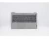 Lenovo C-Abdeckung mit Tastatur, Tschechisch, Platingrau, Hintergrundbeleuchtung, Fingerabdruck para Lenovo IdeaPad 5-15IIL05 (81YK)