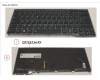 Fujitsu FUJ:CP724734-XX KEYBOARD BLACK W/ BL FRANCE