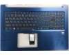 Acer 6B.GQ8N5.012 COVER.UPPER.BLUE.W/KB.BLACK.GER.BACKLIT