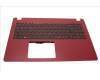Acer COVER.UPPER.RED.W/KB.GERMAN para Acer Aspire 3 (A315-42)