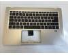 Acer 6B.HYMN8.023 COVER.UPPER.GOLD.W/KB.NORDIC.BL