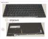 Fujitsu FUJ:CP724736-XX KEYBOARD BLACK W/ BL UK