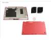 Fujitsu CP827117-XX LOWER ASSY RED W/ SIM CARD SLOT