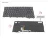 Fujitsu CP842081-XX KEYBOARD BLACK W/ BL BELGIUM (NEW_FN)