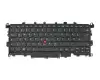 01AW912 teclado original Lenovo DE (alemán) negro/negro/mate con retroiluminacion y mouse-stick