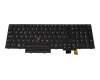 01ER609 teclado original Lenovo CH (suiza) negro/negro con retroiluminacion y mouse-stick