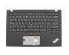 01LV286 teclado incl. topcase original Lenovo US (Inglés) negro/negro con mouse stick