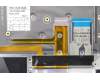 Lenovo 01LX533 MECH_ASM KBD,Bezel,SE,FPR,BK,CHY
