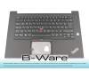 01YU774 teclado incl. topcase original Lenovo DE (alemán) negro/negro con retroiluminacion y mouse stick b-stock