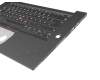 01YU774 teclado incl. topcase original Lenovo DE (alemán) negro/negro con retroiluminacion y mouse stick b-stock