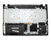 04060-00510200 teclado incl. topcase original Asus DE (alemán) negro/negro