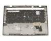 04X6537 teclado incl. topcase original Lenovo DE (alemán) negro/negro con retroiluminacion y mouse stick
