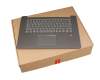 0A869000 teclado incl. topcase original Lenovo DE (alemán) gris/canaso con retroiluminacion