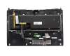 0K200-00090000 teclado incl. topcase original Asus FR (francés) negro/negro con retroiluminacion