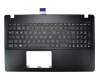 0KN0-PE1GE12 teclado incl. topcase Asus DE (alemán) negro/negro