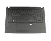 0KN1-092GE13 teclado incl. topcase original Acer DE (alemán) negro/negro con retroiluminacion