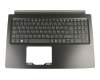 0KN1-0T1GE11 teclado incl. topcase original Acer DE (alemán) negro/negro