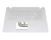 0KN1-2R3GE12 teclado incl. topcase original Asus DE (alemán) blanco/blanco