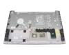 0KN1-5LBGE2Z teclado incl. topcase Pegatron DE (alemán) negro/canaso con retroiluminacion