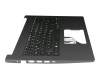 0KN1-5P1GE12 teclado incl. topcase original Acer DE (alemán) negro/negro
