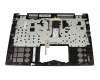 0KN1-8Z1GE12 teclado incl. topcase original Acer DE (alemán) negro/canaso con retroiluminacion