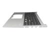 0KN1-ED5GE11 teclado incl. topcase original Pega DE (alemán) negro/plateado