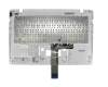 0KNB0-1124GE00 teclado incl. topcase original Asus DE (alemán) blanco/blanco