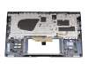 0KNB0-2829GE00 teclado incl. topcase original Asus DE (alemán) azul/azul con retroiluminacion