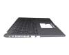 0KNB0-5109GE00 teclado incl. topcase original Asus DE (alemán) negro/canaso con retroiluminacion