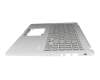0KNB0-5116GE00 teclado incl. topcase original Asus DE (alemán) gris/plateado