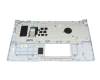 0KNB0-511FGE00 teclado incl. topcase original Asus DE (alemán) negro/plateado