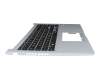 0KNB0-511FGE00 teclado incl. topcase original Asus DE (alemán) negro/plateado