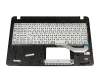 0KNB0-610TGE00 teclado incl. topcase original Chicony DE (alemán) negro/plateado