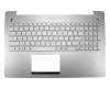 0KNB0-6625US00 teclado incl. topcase original Asus US (Inglés) plateado/plateado con retroiluminacion