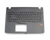 0KNB0-6676GE00 teclado incl. topcase original Asus DE (alemán) negro/negro con retroiluminacion