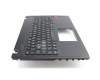 0KNB0-6676GE00 teclado incl. topcase original Asus DE (alemán) negro/negro con retroiluminacion