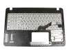 0KNB0-6706GE00 teclado incl. topcase original Asus DE (alemán) negro/plateado