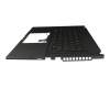 0KNR0-291DGE00 teclado incl. topcase original Asus DE (alemán) negro/negro con retroiluminacion ONE ZONE RGB