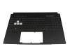0KNR0-6910GE00 teclado incl. topcase original Asus DE (alemán) gris/canaso con retroiluminacion (1ZONE RGB)