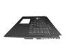 0KNR0-6910GE00 teclado incl. topcase original Asus DE (alemán) negro/transparente/canaso con retroiluminacion