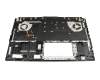 0KNR0-691HGE00 teclado incl. topcase original Asus DE (alemán) gris/canaso con retroiluminacion