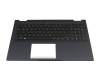0KNX0-5104GE00 teclado incl. topcase original Asus DE (alemán) negro/negro