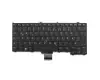 0TV6P8 teclado original Dell DE (alemán) negro con retroiluminacion y mouse-stick
