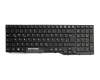 10601859570 teclado original Fujitsu DE (alemán) negro/negro