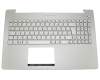90NB00K1-R31FR0 teclado incl. topcase original Asus FR (francés) plateado/plateado con retroiluminacion