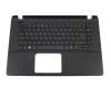71MX24BO010 teclado incl. topcase original Compal DE (alemán) negro/negro