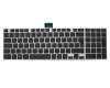 K000149000 teclado original Toshiba DE (alemán) negro/plateado