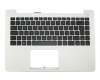0KNB0-410APO00 teclado incl. topcase original Asus PT (portugués) negro/blanco